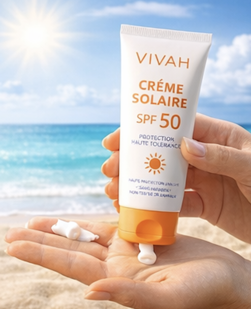 Test de la crème solaire VILVAH SPF 50